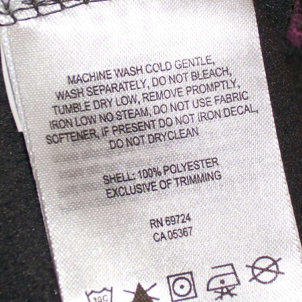 SOLD! COLUMBIA XL Gray Fleece Zip Jacket Pink Trim - Picture 6 of 6